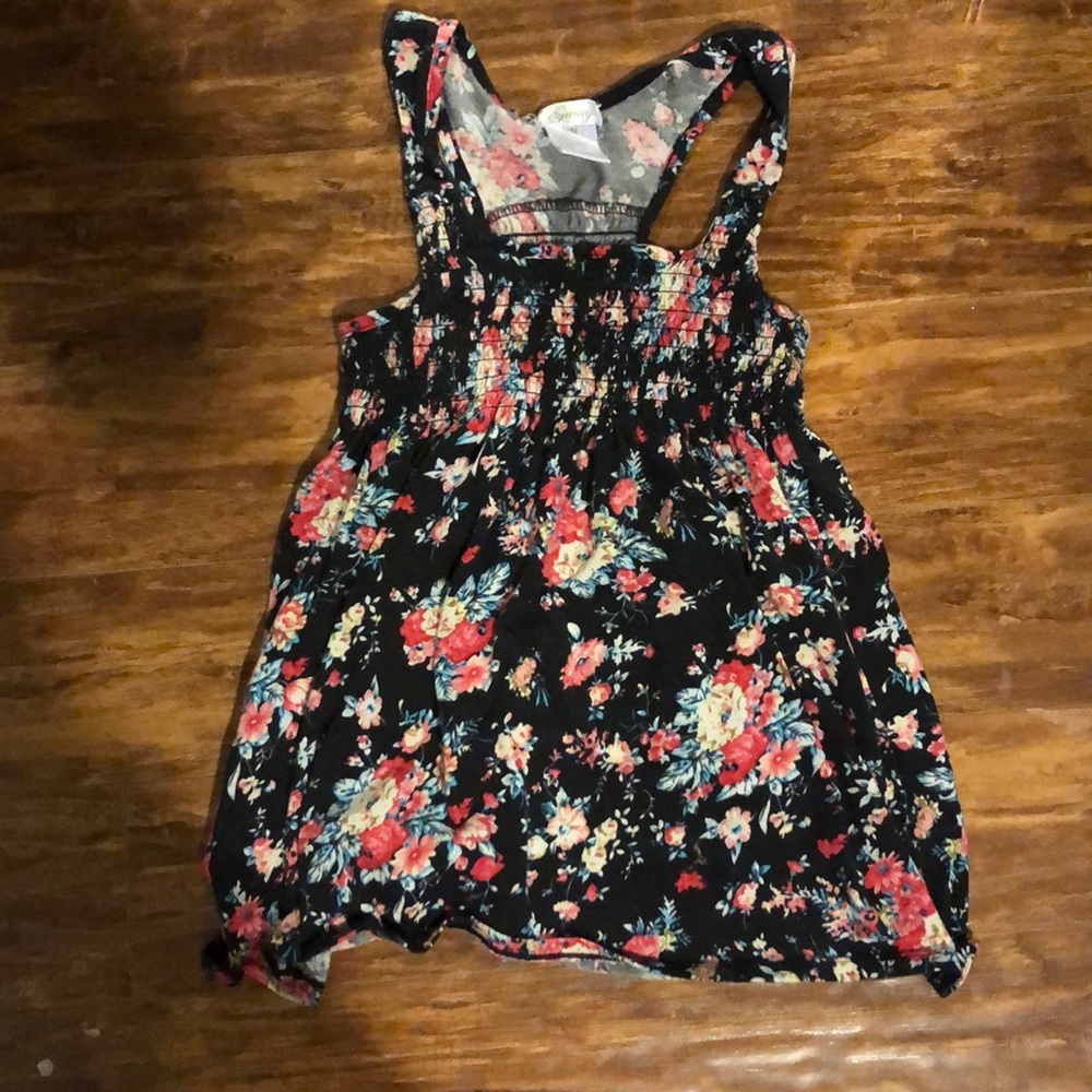 Flowy floral tank top